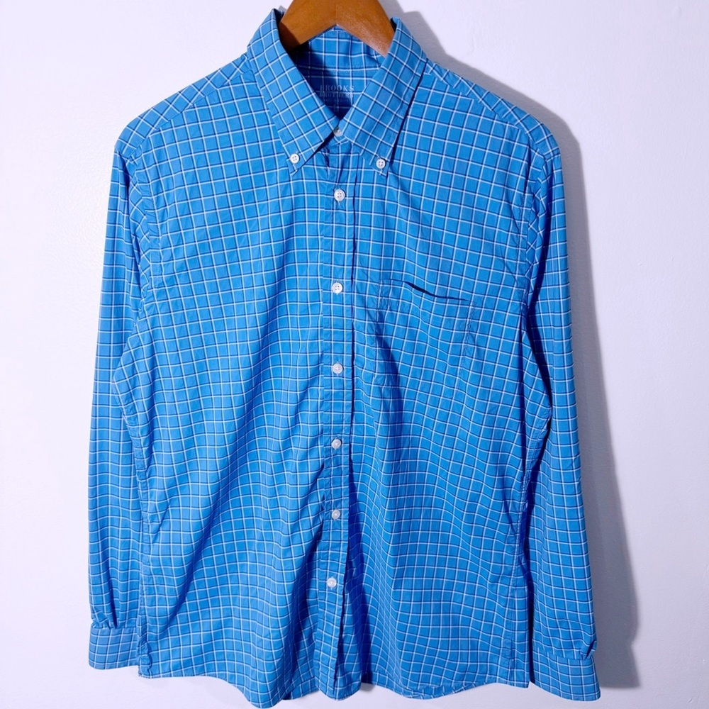 Brooks Brothers Blue‎ Button Down Shirt Size L